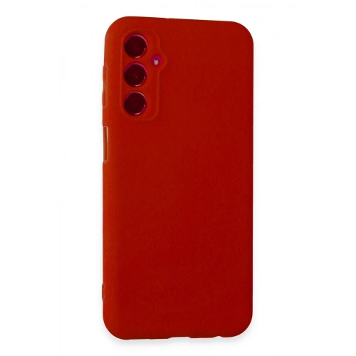 BFS  Samsung Galaxy M34 5G Kılıf First Silikon - Kırmızı