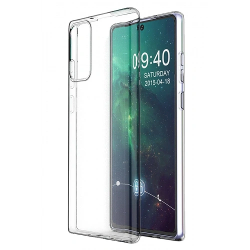 BFS  Samsung Galaxy Note 20 Kılıf Lüx Şeffaf Silikon