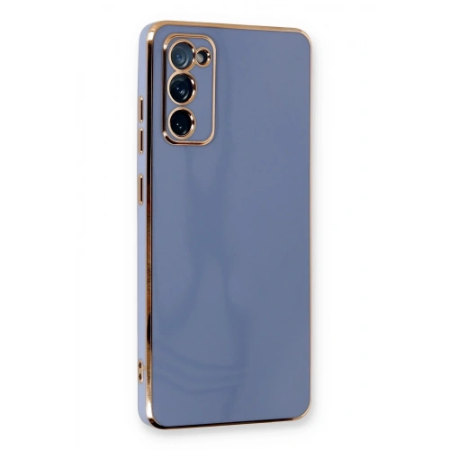 BFS  Samsung Galaxy S20 FE Kılıf Volet Silikon - Mavi