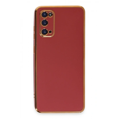 BFS  Samsung Galaxy S20 Kılıf Volet Silikon - Kırmızı