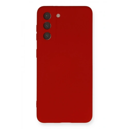 BFS  Samsung Galaxy S21 Kılıf Nano içi Kadife Silikon - Kırmızı