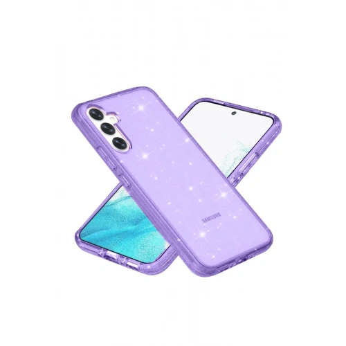 BFS  Samsung Galaxy S23 FE Kılıf Star Magsafe Kapak - Mor