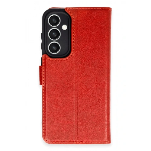 BFS  Samsung Galaxy S23 FE Kılıf Trend S Plus Kapaklı Kılıf - Kırmızı