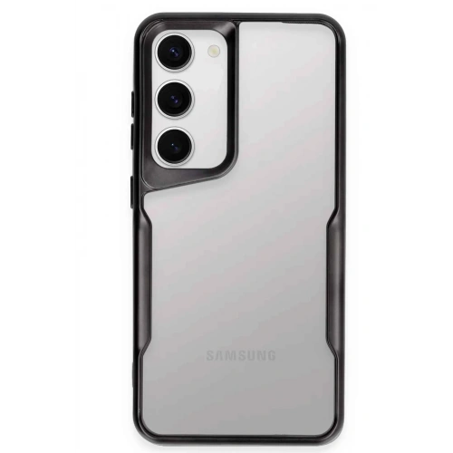 BFS  Samsung Galaxy S23 Kılıf Boyi Silikon Kapak - Siyah