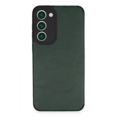 BFS  Samsung Galaxy S23 Plus Kılıf Loop Deri Silikon - Yeşil