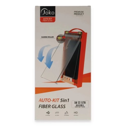BFS  Samsung Galaxy S23 Ultra AutoKit 5in1 Fiber Hayalet Cam Ekran Koruyucu
