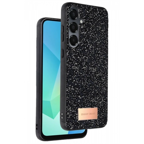 BFS  Samsung Galaxy S24 FE Bright Simli Kapak - Siyah