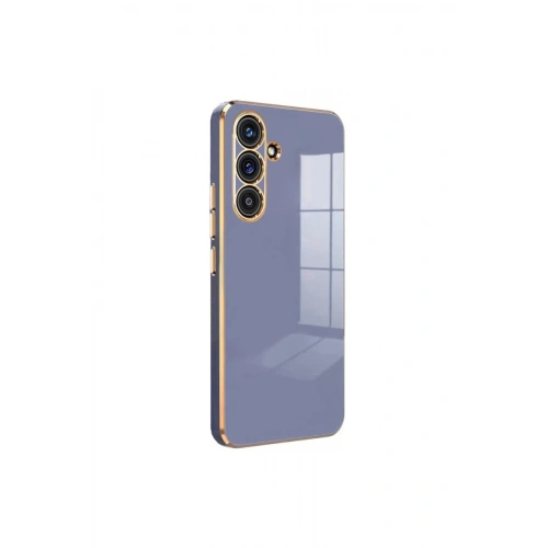 BFS  Samsung Galaxy S24 FE Kılıf Volet Silikon - Mavi