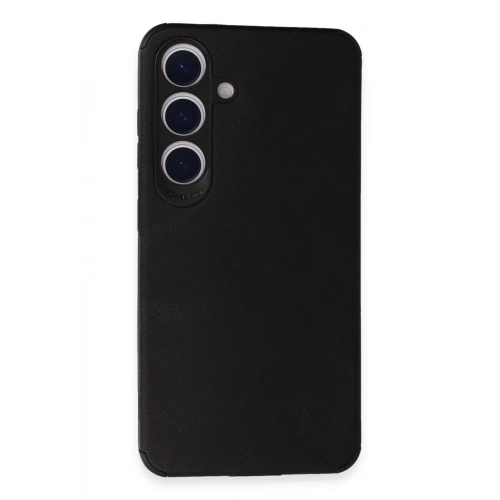 BFS  Samsung Galaxy S24 Kılıf Loop Deri Silikon - Siyah