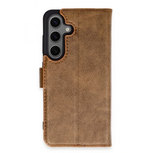 BFS  Samsung Galaxy S24 Kılıf Trend S Plus Kapaklı Kılıf - Taba