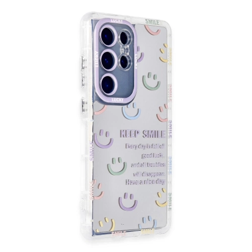 BFS Samsung Galaxy S24 Ultra Kılıf Reflexion Desenli Kapak - Desen 2