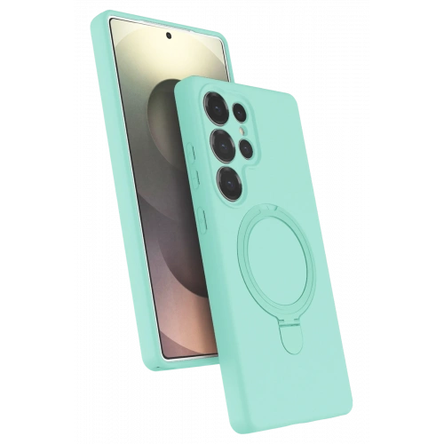 BFS  Samsung Galaxy S24 Ultra Regal Magsafe Standlı Kapak - Su Yeşili