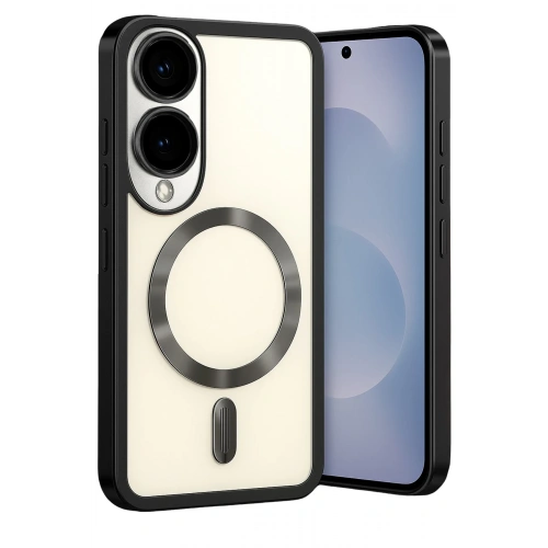 BFS  Samsung Galaxy S25 Edge Kross Magneticsafe Kapak - Siyah