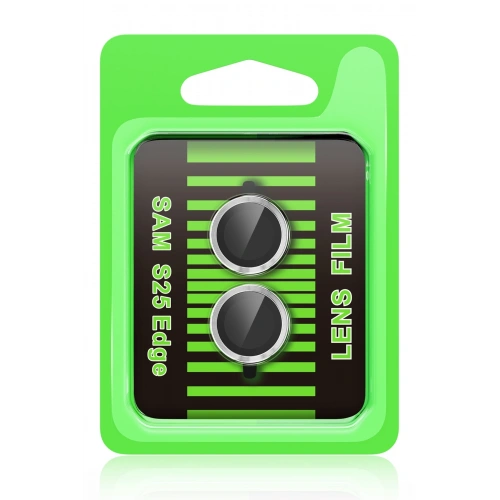 BFS  Samsung Galaxy S25 Edge Raze Metal Kamera Lens - Gümüş