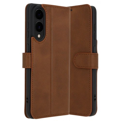 BFS  Samsung Galaxy S25 Edge Trend S Plus Kapaklı Kılıf - Taba