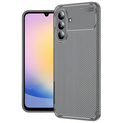 BFS  Samsung Galaxy S25 FE Auto Focus Karbon Kapak - Gri