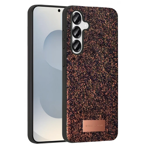 BFS  Samsung Galaxy S25 Plus Bright Simli Kapak - Derin Mor