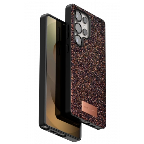 BFS  Samsung Galaxy S25 Ultra Bright Simli Kapak - Derin Mor