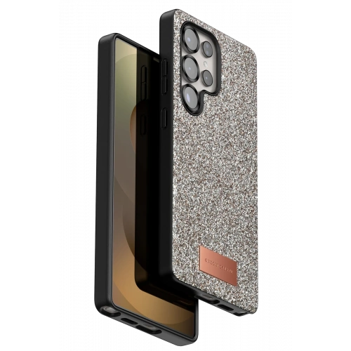 BFS  Samsung Galaxy S25 Ultra Bright Simli Kapak - Gold