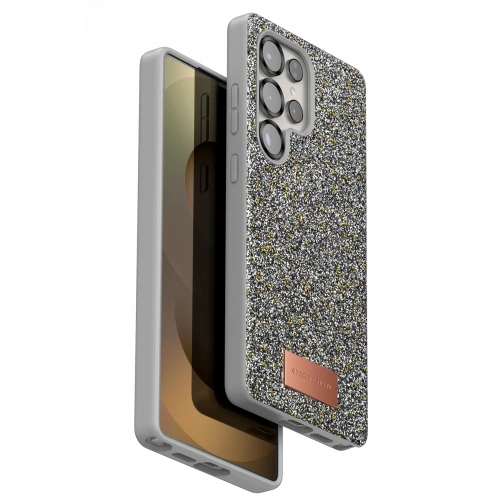 BFS  Samsung Galaxy S25 Ultra Bright Simli Kapak - Gümüş