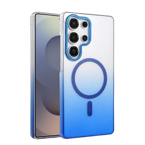 BFS  Samsung Galaxy S25 Ultra Glossy Magsafe Kapak - Mavi