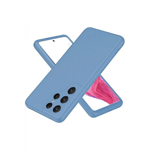 BFS  Samsung Galaxy S25 Ultra Kılıf First Silikon - Mavi