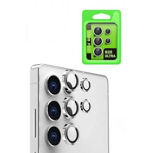 BFS  Samsung Galaxy S25 Ultra Raze Metal Kamera Lens - Gümüş