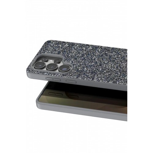 BFS Samsung Galaxy S26 Ultra Bright Simli Kapak - Gümüş