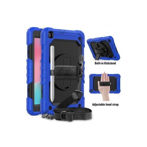 BFS  Samsung Galaxy T290 Tab A 8 Kılıf Pars Tablet Kapak - Mavi