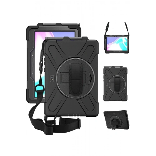 BFS  Samsung Galaxy T638 Tab Active 4 Pro Kılıf Amazing Tablet Kapak - Siyah