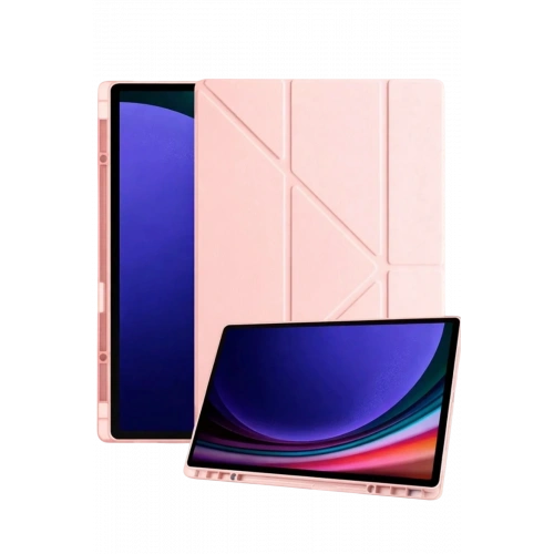 BFS Samsung Galaxy Tab A11 Plus Kalemlikli Mars Tablet Kılıfı - Rose Gold