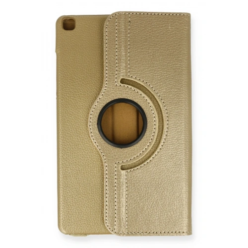 BFS  Samsung Galaxy Tab A9 Kılıf 360 Tablet Deri Kılıf - Gold