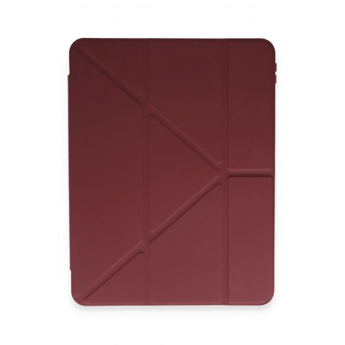 BFS  Samsung Galaxy Tab A9 Plus Kılıf Kalemlikli Mars Tablet Kılıfı - Mürdüm