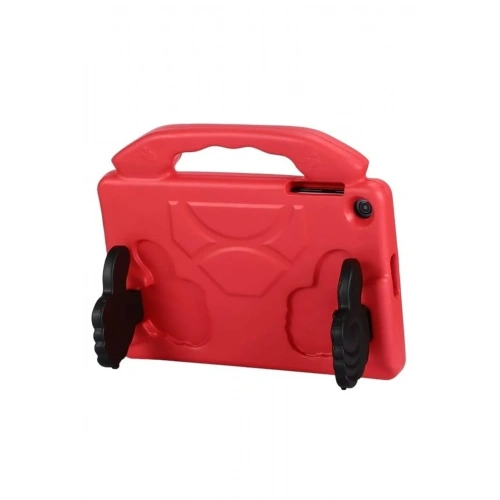 BFS Samsung Galaxy Tab A9 Plus Kılıf Like Stantlı Tablet Silikon - Kırmızı