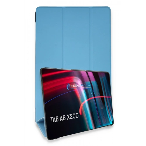 BFS  Samsung Galaxy X200 Tab A8 10.5 Kılıf Tablet Smart Kılıf - Mavi