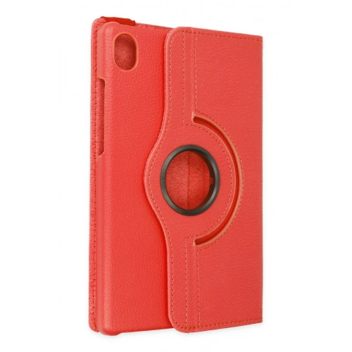 BFS  Samsung Galaxy X510 Tab S9 FE 11 Kılıf 360 Tablet Deri Kılıf - Kırmızı