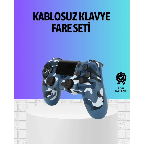 BFS Şarjlı Kablosuz PS4 Oyun Kolu Titreşimli Hassas Kontrol