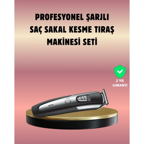 BFS Şarjlı Saç Sakal Kesim Makinesi Detaylı Kesim İçin Hassas Başlıklı