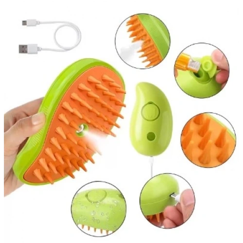 BFS  Şarjlı Soğuk Buharlı Kedi Köpek Fırçası Tarağı