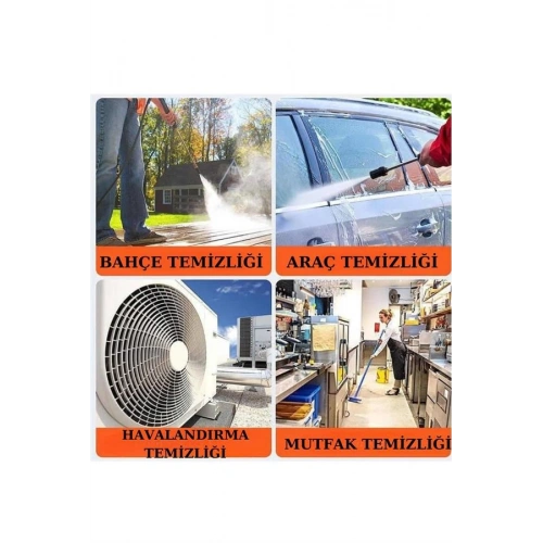 BFS Şarjlı Ve Yüksek Basınçlı Oto Yıkama Makinesi Ve Sulama Tabancası Bahçe Yıkama Makinesi