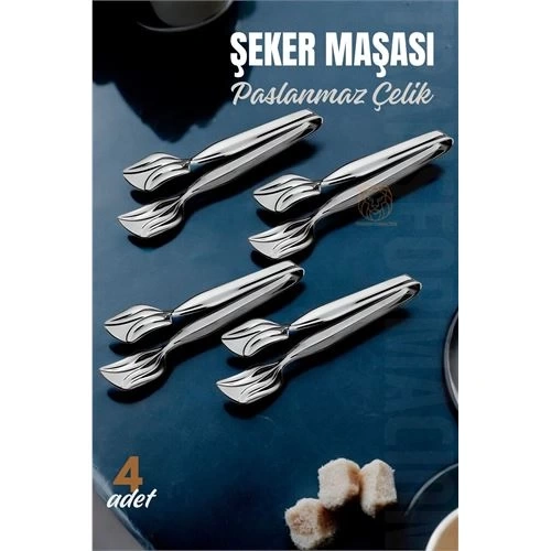 BFS  Şeker Maşası Paslanmaz Çelik 4 ADET