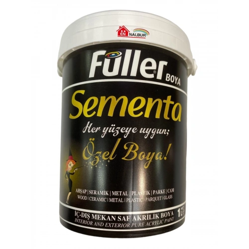 BFS Sementa Özel Su Bazlı Saf Akrilik Boya 1 Litre Kızıl Kum