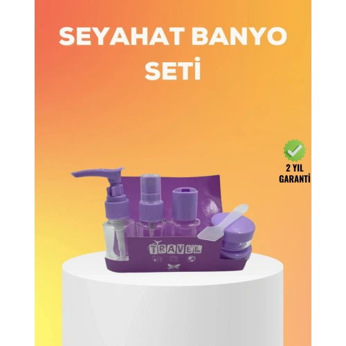 BFS Seyahat Bakım Seti 5 Parça Sızdırmaz Şeffaf Kapaklı 30ml