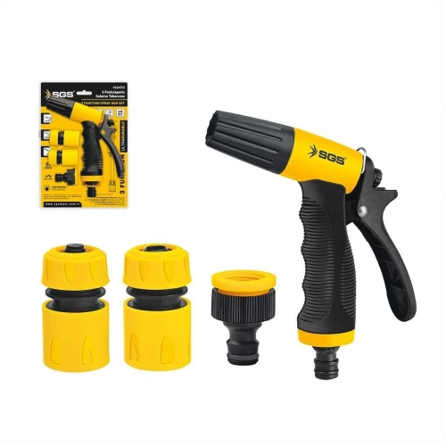 BFS Sgs 4253 3 Fonksiyonlu Sulama Tabancası (4 Parça Set)