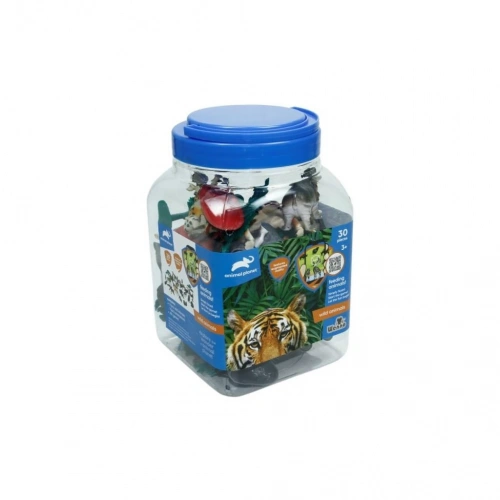 BFS  SH-D6601-1 2 3 4 30 Parça Hayvan Seti 2 Vahşi - 2 Çiftlik - Vardem Oyuncak