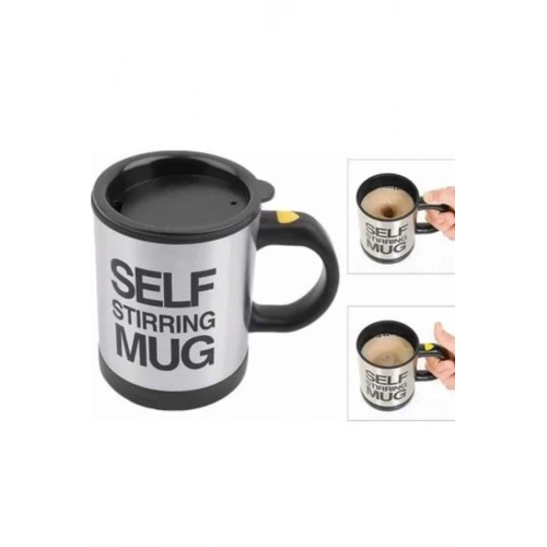 BFS Sıcak Tutan Termos Bardak Kendi Kendini Karıştıran Mikser Kupa