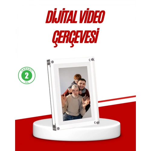 BFS Şık ve Dekoratif 7 İnç Dijital Fotoğraf Çerçevesi – Anılarınızı Sergileyin