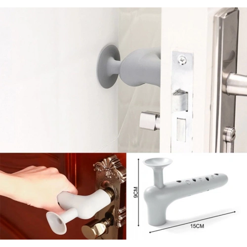 BFS  Silikon Duvar Koruyucu Kapı Stoperi GRİ