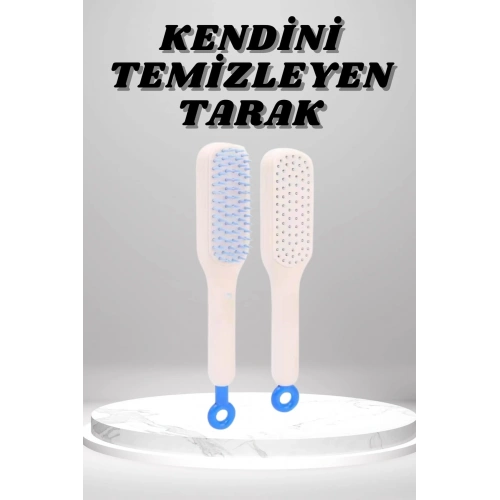 BFS Silikon Yumuşak Sıkı Dişli Sihirli Geri Çekilebilir Tarak Kendini Temizleyen Saç Fırçası