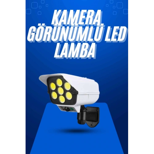 BFS Solar Bahçe Aydınlatması Hareket Sensörlü Uzaktan Kumandalı Kamera Görünümlü